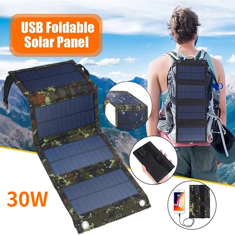 Foldable Solar Panel Charger 30W